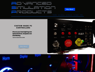 advancedsimulationproducts.com screenshot