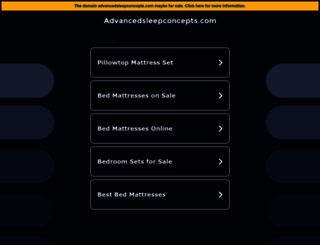 advancedsleepconcepts.com screenshot