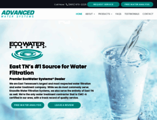 advancedwatersystem.com screenshot