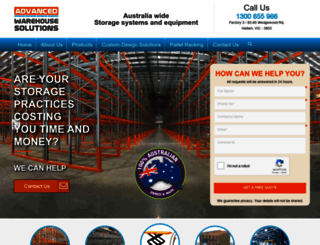 advancedws.com.au screenshot