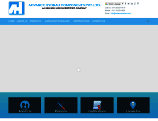 advancehydrau.com screenshot
