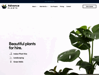 advanceplants.com.au screenshot
