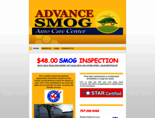 advancesmog.com screenshot