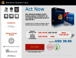 advancesystemcare.safecart.store screenshot