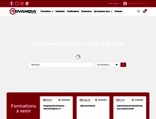 advancia-training.com screenshot