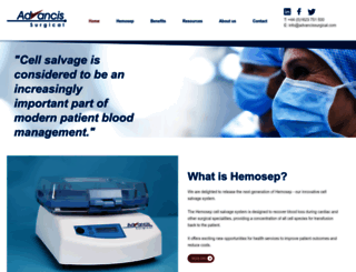 advancissurgical.com screenshot