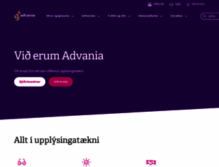 advania.is screenshot