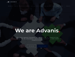 advanis.ca screenshot