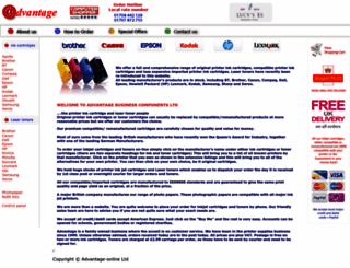 advantage-online.co.uk screenshot