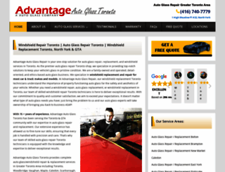 advantageautoglassrepair.com screenshot