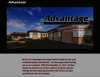 advantageautorepairca.com screenshot
