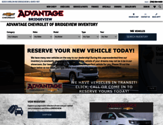 advantagechevybridgeview.com screenshot