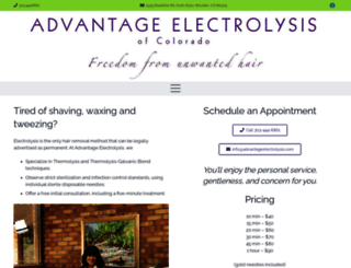 advantageelectrolysis.com screenshot