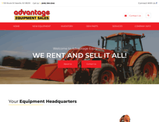 advantageequipmentsales.com screenshot