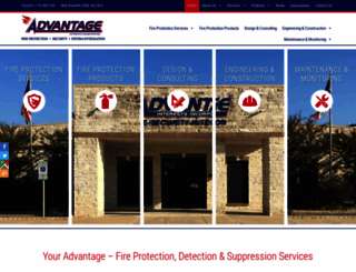 advantagefireprotection.com screenshot
