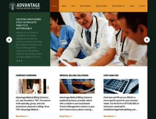 advantagemedicalbilling.com screenshot