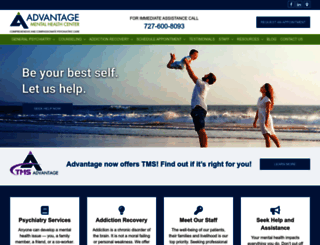 advantagementalhealthcenter.com screenshot