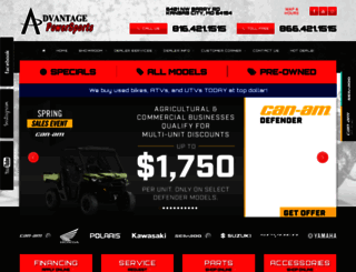 advantagepowersports.com screenshot