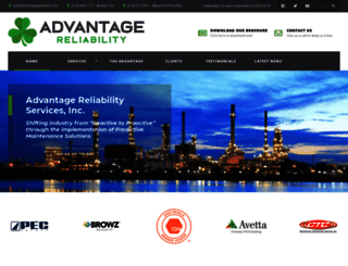 advantagereliability.com screenshot