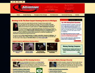 advantagerestorationandcleaning.com screenshot