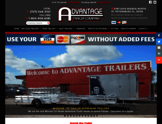 advantagetrailercompany.com screenshot