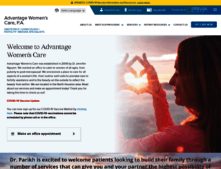 advantagewomenscare.com screenshot
