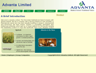 advantaindia.com screenshot