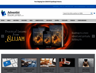 adventistbookcenter.com screenshot