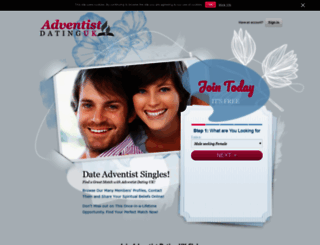 adventistdatinguk.com screenshot