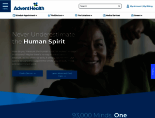 adventisthealthsystem.com screenshot