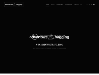 adventurebagging.co.uk screenshot