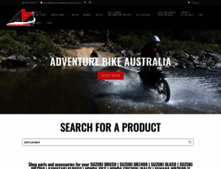 adventurebikeaustralia.com.au screenshot