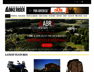 adventurebikerider.com screenshot