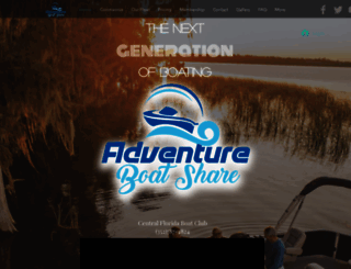 adventureboatshare.com screenshot