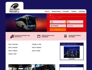 adventurebus.in screenshot