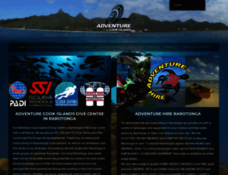 adventurecookislands.com screenshot