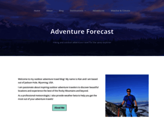 adventureforecast.com screenshot