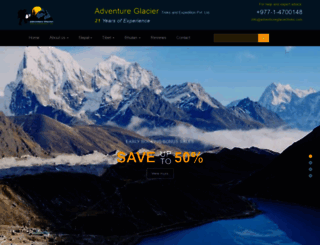 adventureglaciertreks.com screenshot