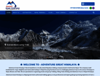 adventuregreathimalaya.com screenshot