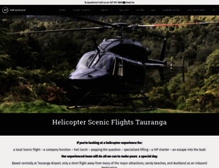 adventurehelicopters.co.nz screenshot