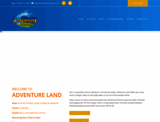 adventurelandplett.co.za screenshot