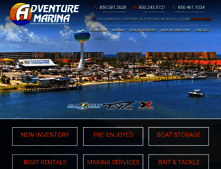 adventuremarina.com screenshot