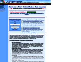 adventuremex.net screenshot