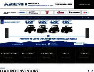 adventuremotorsportsofnwf.com screenshot