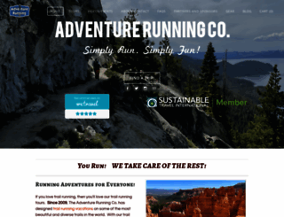 adventurerunningco.com screenshot