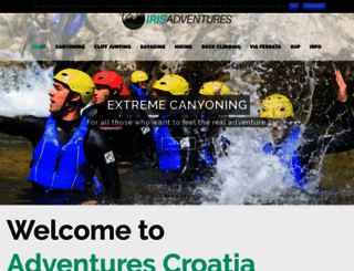 adventurescroatia.net screenshot