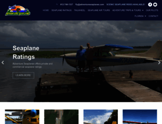 adventureseaplanes.com screenshot