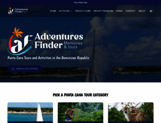 adventuresfinder.com screenshot