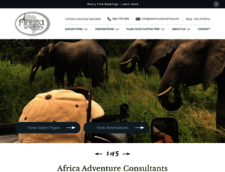 adventuresinafrica.com screenshot