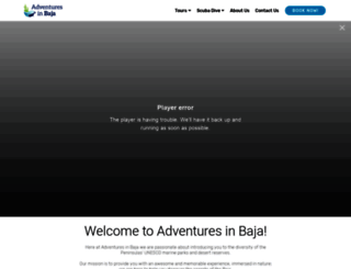 adventuresinbaja.com screenshot